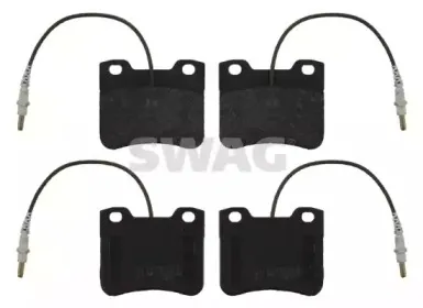 Комплект тормозных колодок, дисковый тормоз SWAG купить